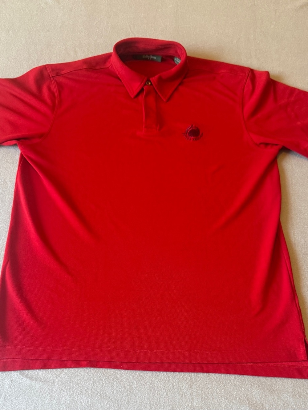 Butler National Logo Bobby Jones Red Polo Men’s Large